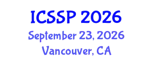 International Conference on Statistical Signal Processing (ICSSP) September 23, 2026 - Vancouver, Canada