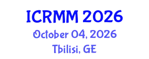 International Conference on Robotics, Mechanics and Mechatronics (ICRMM) October 04, 2026 - Tbilisi, Georgia