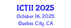 International Conference on Tumor Immunology and Immunotherapy (ICTII) October 16, 2025 - Quebec City, Canada