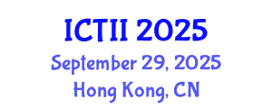 International Conference on Tumor Immunology and Immunotherapy (ICTII) September 29, 2025 - Hong Kong, China