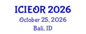 International Conference on Industrial Engineering and Operations Research (ICIEOR) October 25, 2026 - Bali, Indonesia