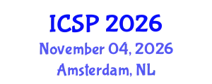 International Conference on Sustainable Production (ICSP) November 04, 2026 - Amsterdam, Netherlands