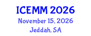 International Conference on Economy, Management and Marketing (ICEMM) November 15, 2026 - Jeddah, Saudi Arabia