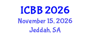 International Conference on Biosensors and Bioelectronics (ICBB) November 15, 2026 - Jeddah, Saudi Arabia