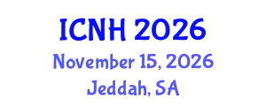 International Conference on Nursing and Healthcare (ICNH) November 15, 2026 - Jeddah, Saudi Arabia