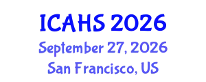 International Conference on Agricultural and Horticultural Sciences (ICAHS) September 27, 2026 - San Francisco, United States