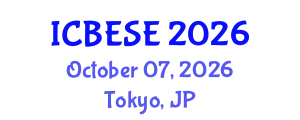 International Conference on Biodiversity, Energy Systems and Environment (ICBESE) October 07, 2026 - Tokyo, Japan