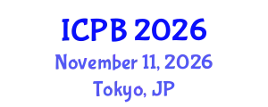 International Conference on Proteomics and Bioinformatics (ICPB) November 11, 2026 - Tokyo, Japan