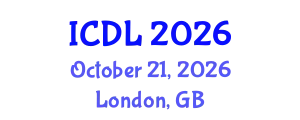 International Conference on Development and Learning (ICDL) October 21, 2026 - London, United Kingdom