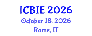 International Conference on Business and Industrial Engineering (ICBIE) October 18, 2026 - Rome, Italy