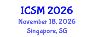 International Conference on Service Management (ICSM) November 18, 2026 - Singapore, Singapore