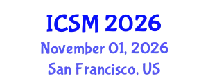 International Conference on Service Management (ICSM) November 01, 2026 - San Francisco, United States