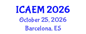 International Conference on Agribusiness Economics and Management (ICAEM) October 25, 2026 - Barcelona, Spain