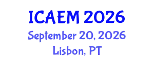 International Conference on Agribusiness Economics and Management (ICAEM) September 20, 2026 - Lisbon, Portugal