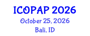 International Conference on Optoelectronics, Photonics and Applied Physics (ICOPAP) October 25, 2026 - Bali, Indonesia