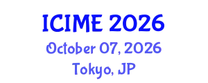 International Conference on Innovation, Management and Economics (ICIME) October 07, 2026 - Tokyo, Japan