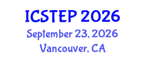 International Conference on Society, Tourism, Education and Politics (ICSTEP) September 23, 2026 - Vancouver, Canada