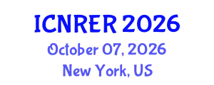 International Conference on Nuclear and Renewable Energy Resources (ICNRER) October 07, 2026 - New York, United States