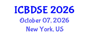 International Conference on Big Data Science and Engineering (ICBDSE) October 07, 2026 - New York, United States