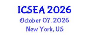 International Conference on Sustainable Environment and Agriculture (ICSEA) October 07, 2026 - New York, United States