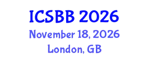 International Conference on Systems Biology and Bioengineering (ICSBB) November 18, 2026 - London, United Kingdom