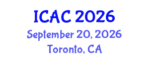 International Conference on Applied Cryptography (ICAC) September 20, 2026 - Toronto, Canada