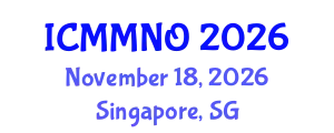 International Conference on Mathematical Modelling and Numerical Optimisation (ICMMNO) November 18, 2026 - Singapore, Singapore