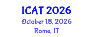 International Conference on Arts and Technology (ICAT) October 18, 2026 - Rome, Italy