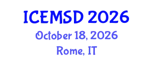 International Conference on Entrepreneurship, Management and Sustainable Development (ICEMSD) October 18, 2026 - Rome, Italy