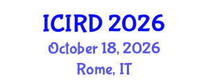 International Conference on Innovation and Regional Development (ICIRD) October 18, 2026 - Rome, Italy