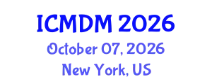 International Conference on Management and Decision Making (ICMDM) October 07, 2026 - New York, United States