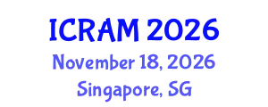 International Conference on Robotics, Automation and Mechatronics (ICRAM) November 18, 2026 - Singapore, Singapore