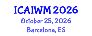 International Conference on Adaptive and Integrative Water Management (ICAIWM) October 25, 2026 - Barcelona, Spain