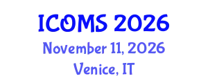 International Conference on Operations Management and Strategy (ICOMS) November 11, 2026 - Venice, Italy