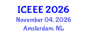 International Conference on Environment and Electrical Engineering (ICEEE) November 04, 2026 - Amsterdam, Netherlands
