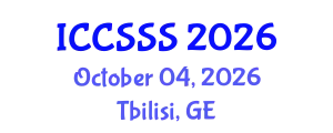 International Conference on Computer Science and Service System (ICCSSS) October 04, 2026 - Tbilisi, Georgia