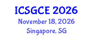 International Conference on Smart Grid and Clean Energy (ICSGCE) November 18, 2026 - Singapore, Singapore