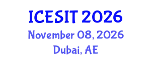 International Conference on Embedded Systems and Intelligent Technology (ICESIT) November 08, 2026 - Dubai, United Arab Emirates