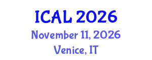 International Conference on Applied Linguistics (ICAL) November 11, 2026 - Venice, Italy