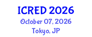 International Conference on Regional Economic Development (ICRED) October 07, 2026 - Tokyo, Japan