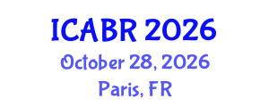 International Conference on Agricultural Biotechnology Research (ICABR) October 28, 2026 - Paris, France