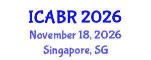 International Conference on Agricultural Biotechnology Research (ICABR) November 18, 2026 - Singapore, Singapore