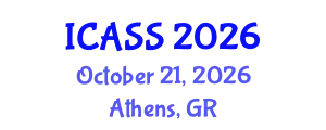 International Conference on Applied Social Science (ICASS) October 21, 2026 - Athens, Greece