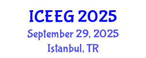 International Conference on Environmental and Engineering Geoscience (ICEEG) September 29, 2025 - Istanbul, Turkey