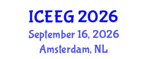 International Conference on Environmental and Engineering Geoscience (ICEEG) September 16, 2026 - Amsterdam, Netherlands