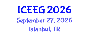 International Conference on Environmental and Engineering Geoscience (ICEEG) September 27, 2026 - Istanbul, Turkey