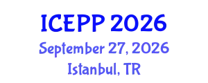 International Conference on Environment Pollution and Prevention (ICEPP) September 27, 2026 - Istanbul, Turkey