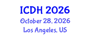 International Conference on Digital Heritage (ICDH) October 28, 2026 - Los Angeles, United States