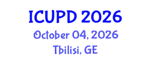 International Conference on Urban Planning and Design (ICUPD) October 04, 2026 - Tbilisi, Georgia