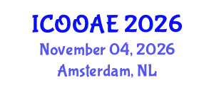 International Conference on Ocean, Offshore and Arctic Engineering (ICOOAE) November 04, 2026 - Amsterdam, Netherlands
